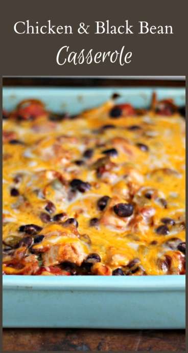 Chicken & Black Bean Casserole